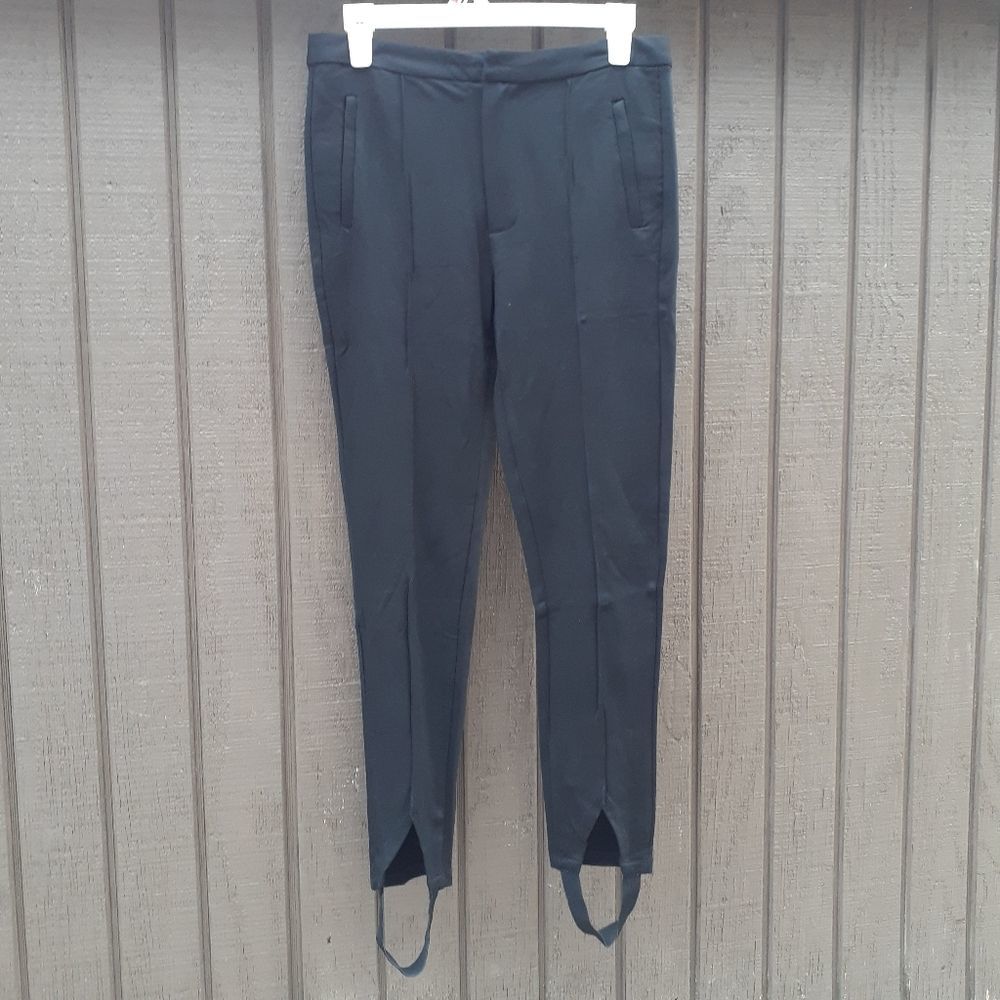 Carmar Black Stirrup Dress Pants w/Pockets 6US/10AUS NWT
